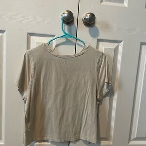 Casual Beige Women's Top